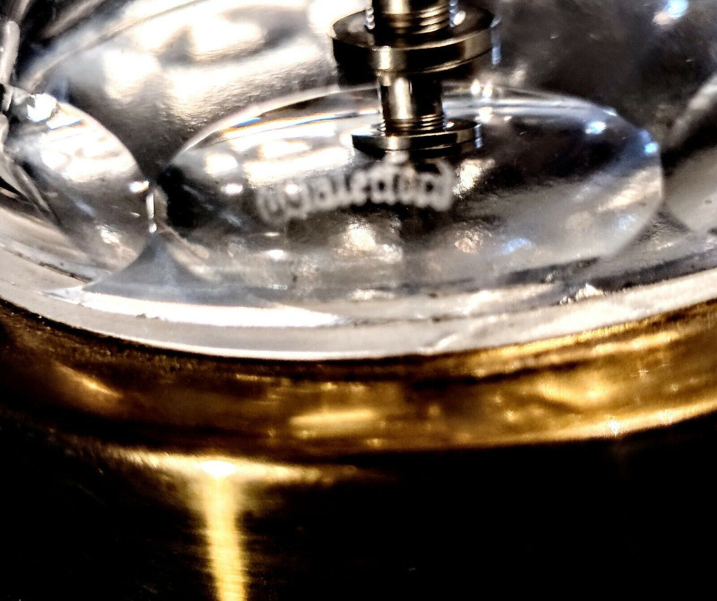 Set of 2 Waterford Alana Urn Style Fine Cut Solid Body Crystal Table Lamps- MINT