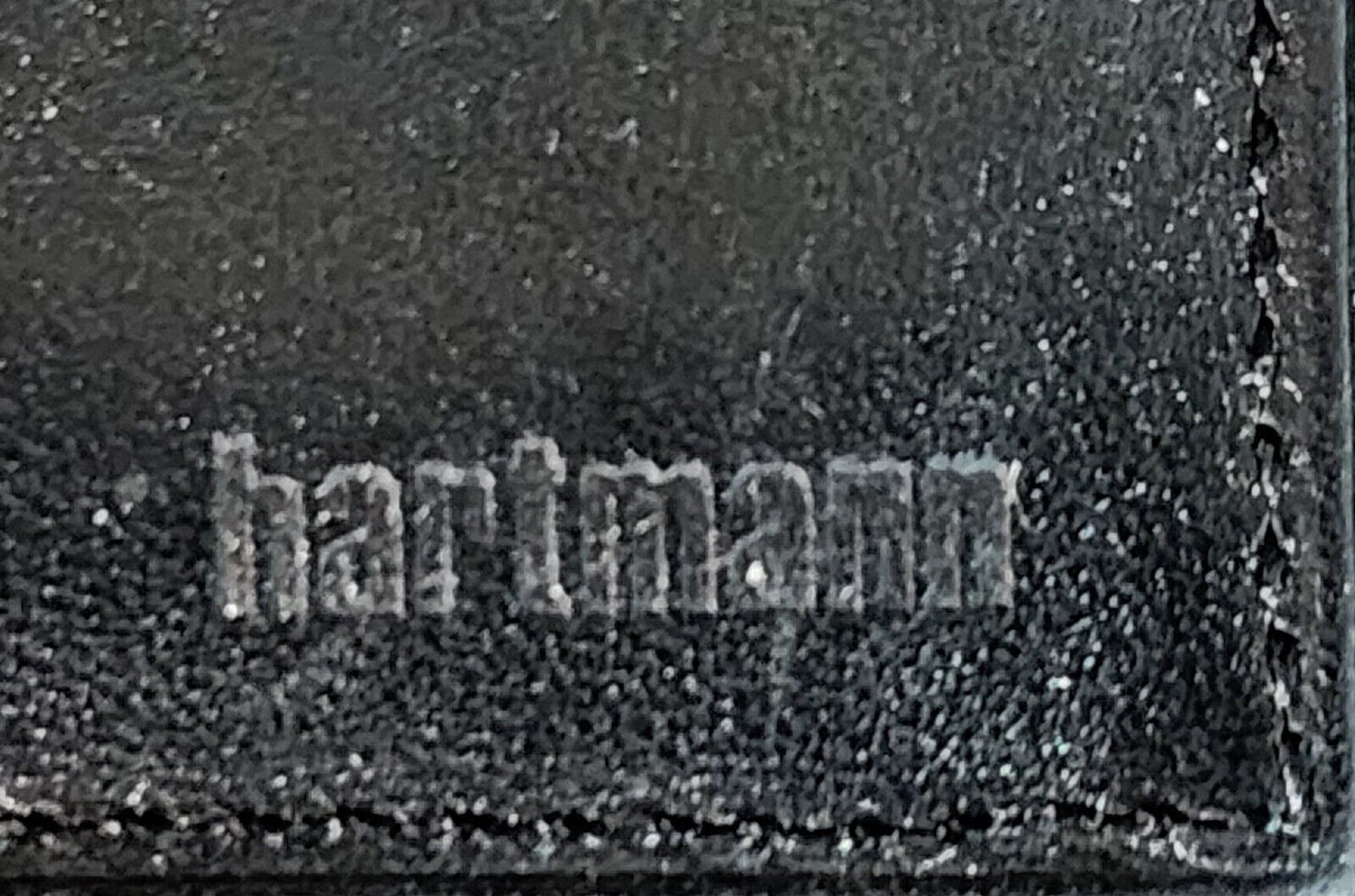 Hartmann Black Belting Leather Brief Case - New With Tags - NOS