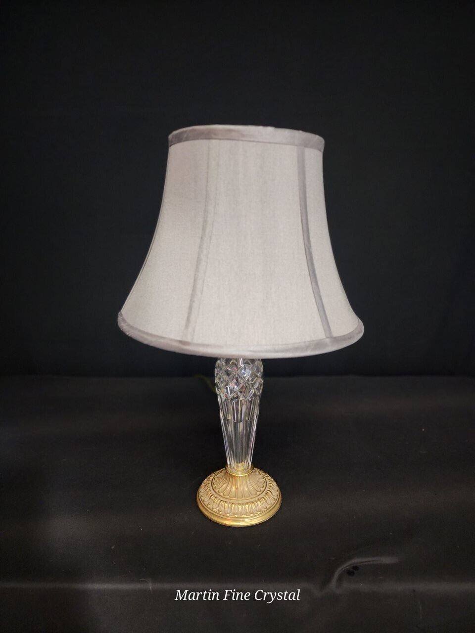 Waterford Bellini Medium Sized Fine Hand Cut Crystal Table Lamp - New with Tags!