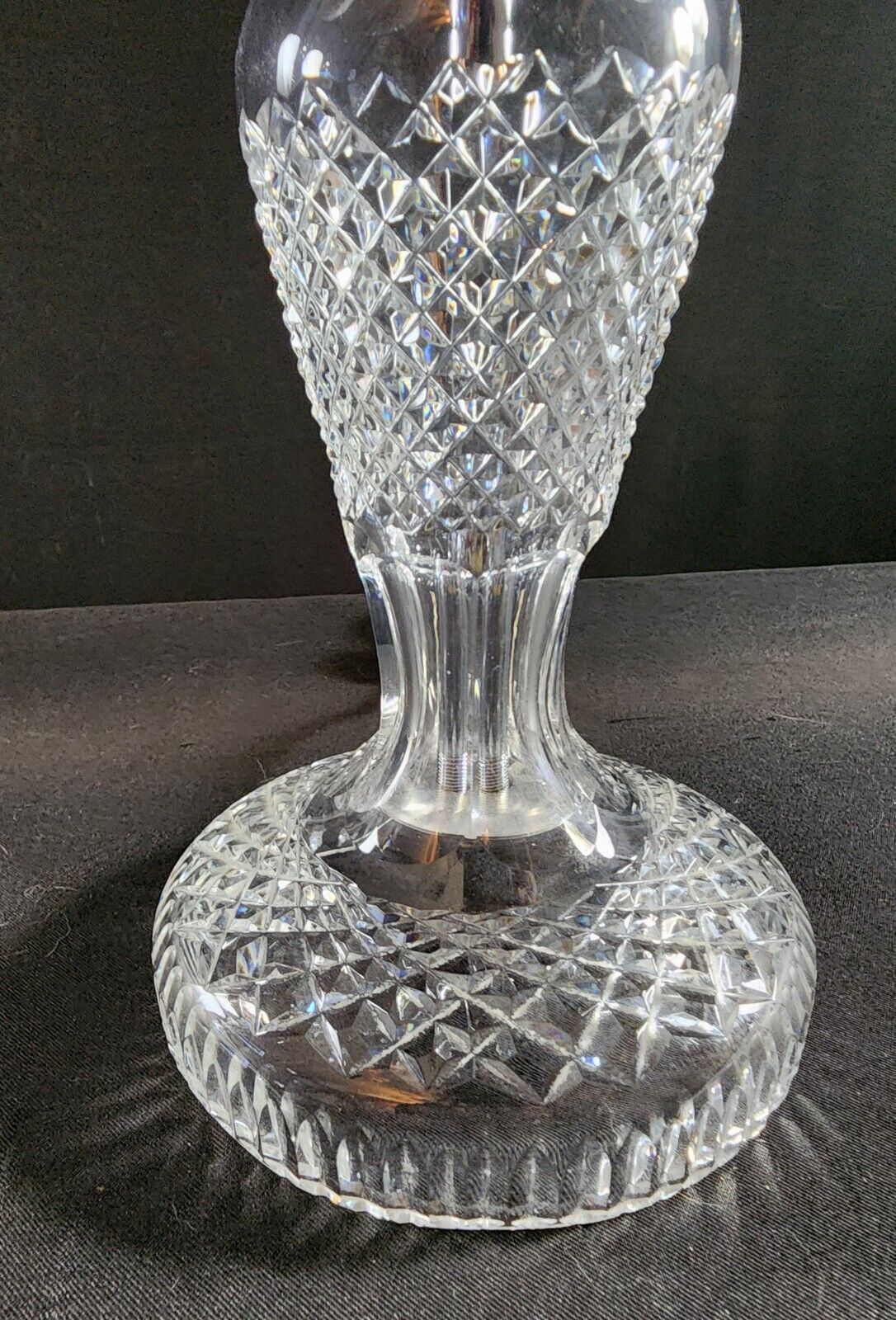 Waterford Solid Crystal Pair of 2 Exquisite Table Lamps - MINT!