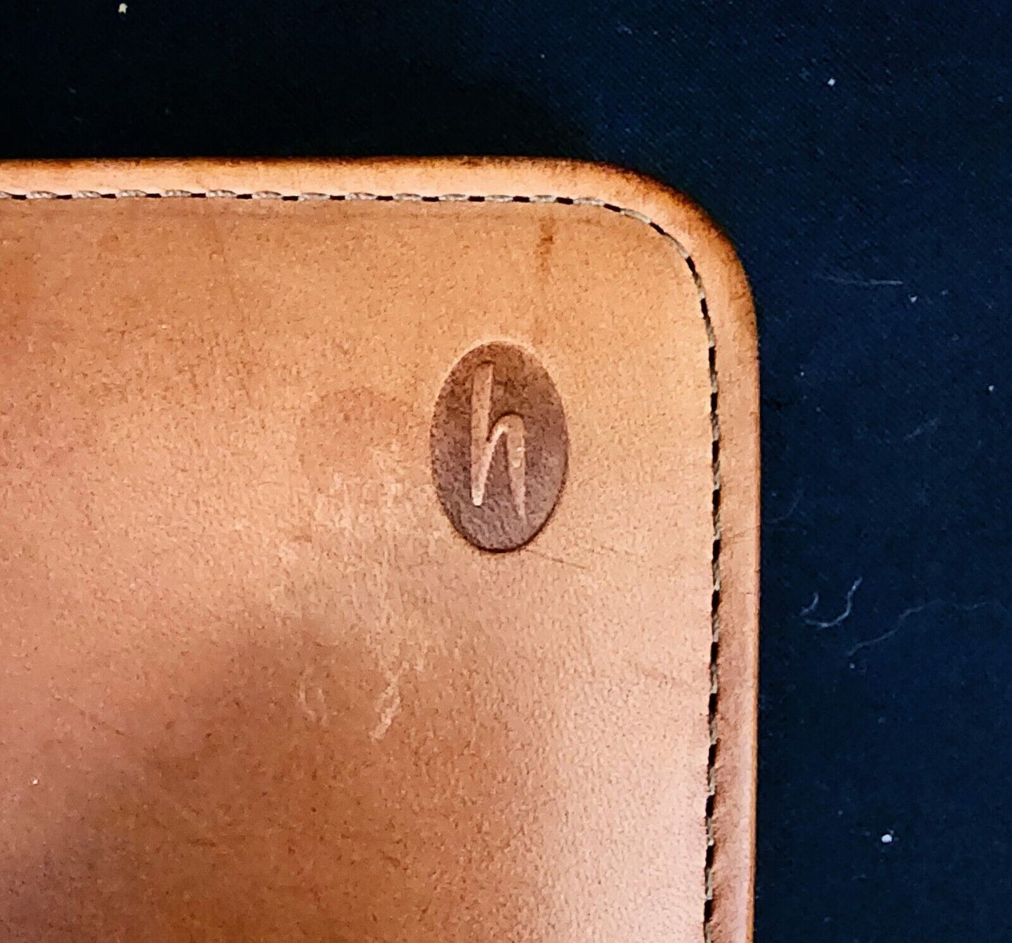 Hartmann Belting Leather Briefcase Case - NOS - with Hartmann Leather Binder