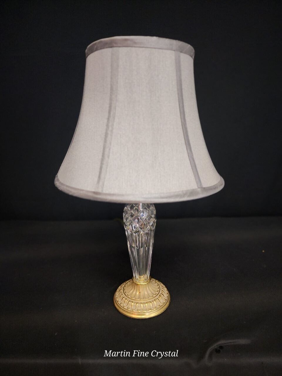 Waterford Bellini Medium Sized Fine Hand Cut Crystal Table Lamp - New with Tags!