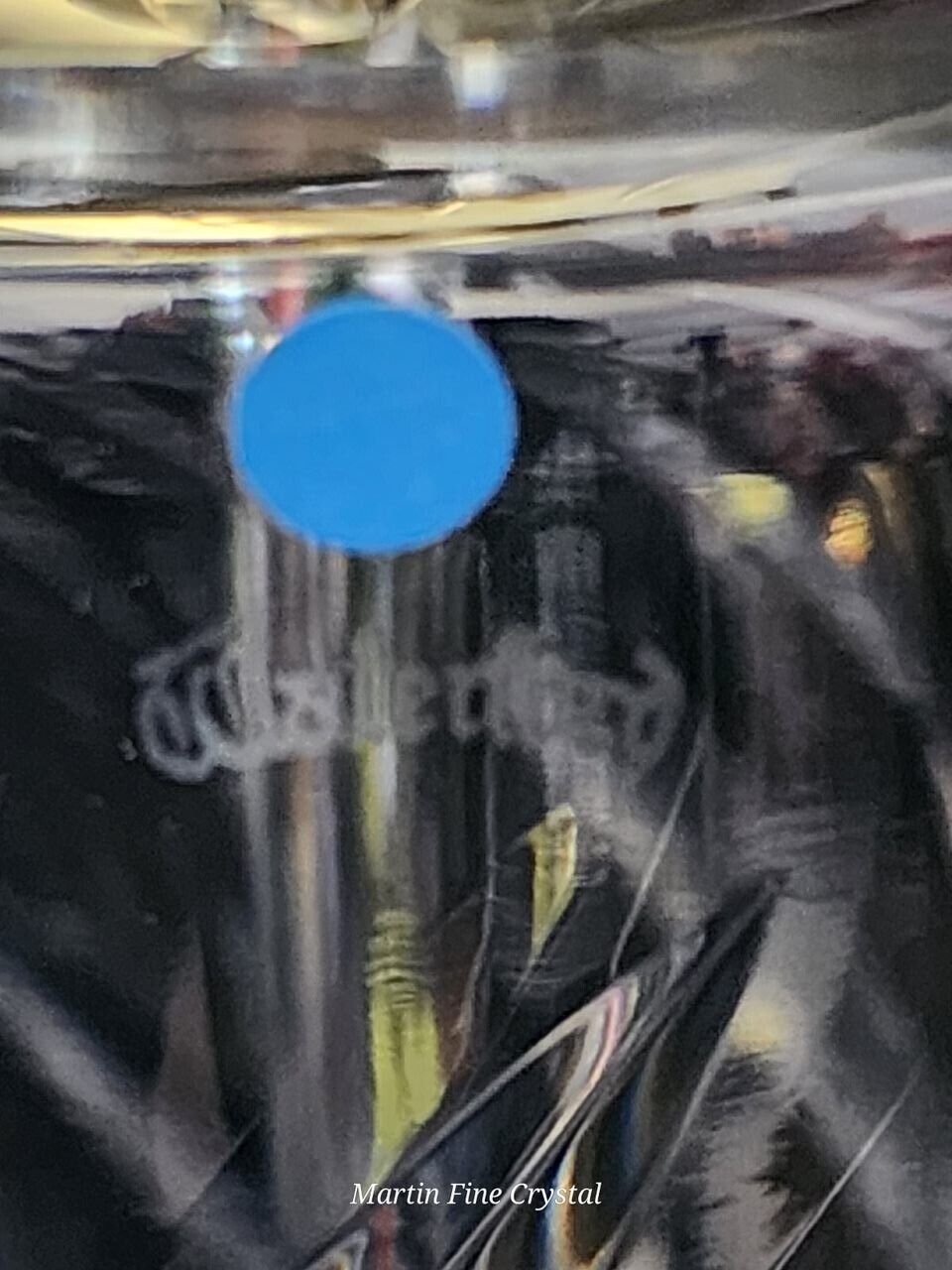 Waterford Deep Spiral Cut Fine Cut Irish Crystal Table Lamp - Mint! - #7600