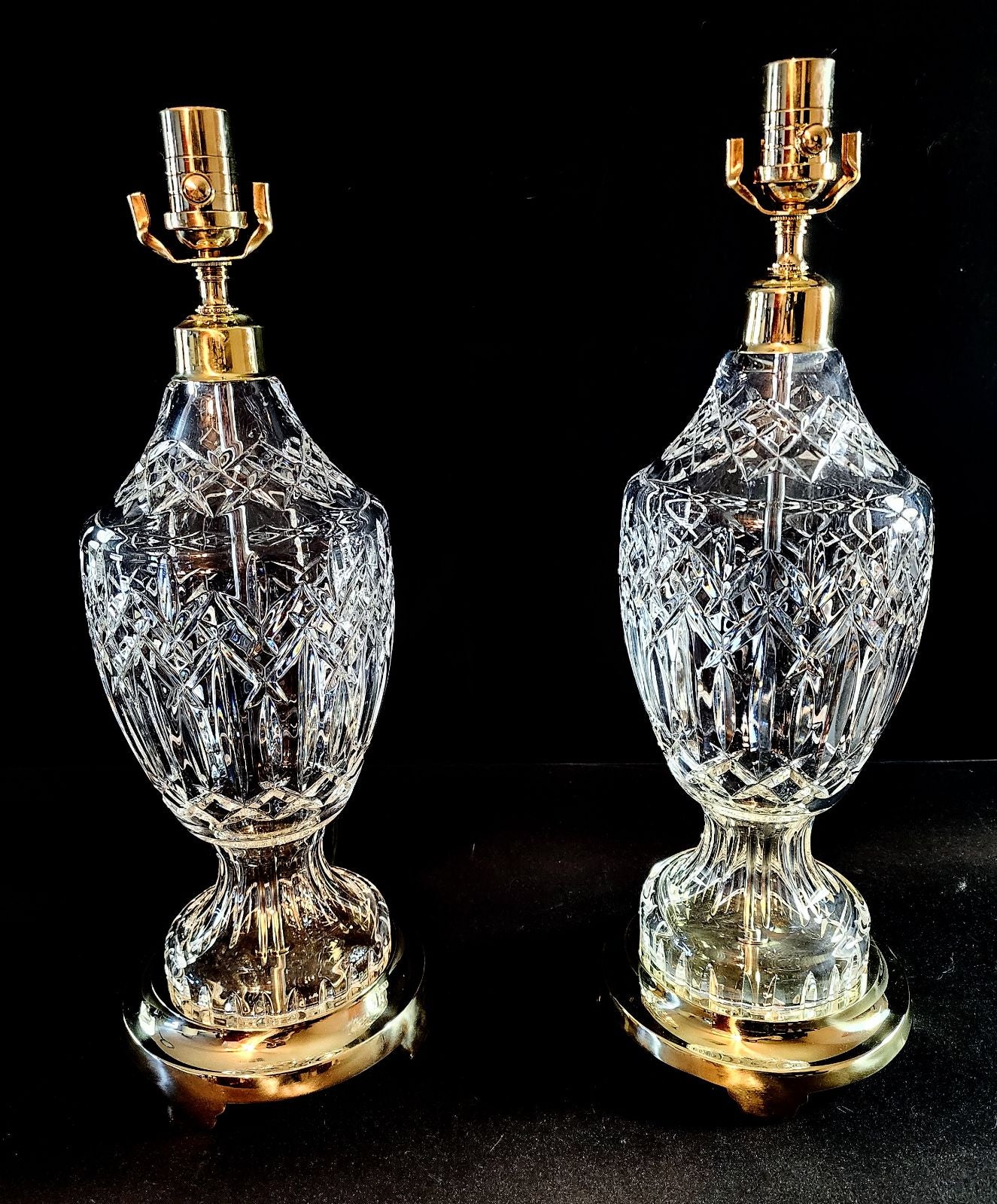 Duets in Brilliance: Sets of Restored Waterford, Baccarat & More