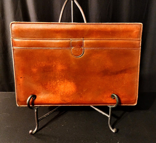 Vintage Hartmann Leather Attaché Burgundy Briefcase - Great Pre-Loved Condition!