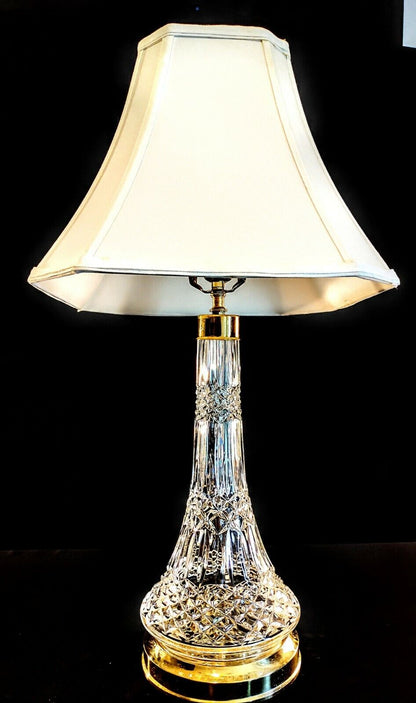 Waterford Lismore Lamp -  Fine Hand Blown & Cut Irish Crystal - Absolutely Mint!