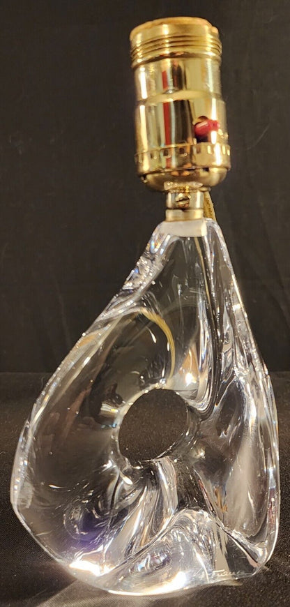 Daum French Crystal Lamp - 1950's Genuine Model 2 - Absolutely Mint Condition!