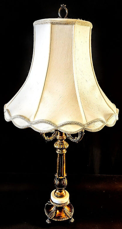 Hollywood Regency Fredrick Cooper Chicago Four Arm Antique Bronze Lamp