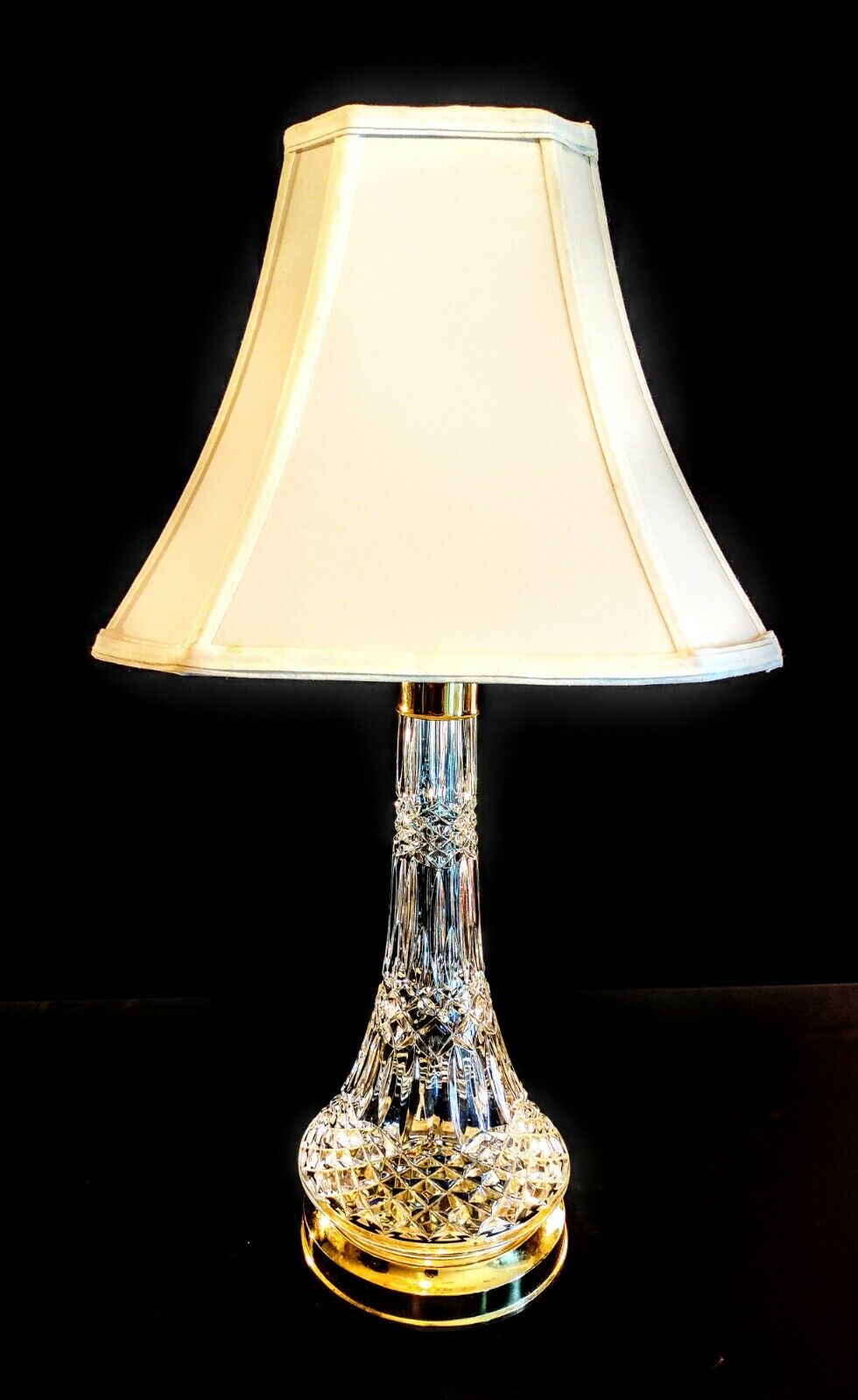 Waterford Lismore Lamp -  Fine Hand Blown & Cut Irish Crystal - Absolutely Mint!