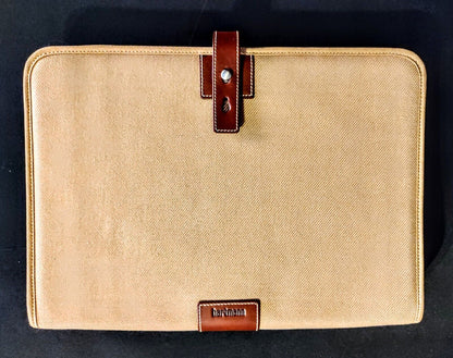 Hartmann Padded Laptop Case - Hand Stitched Leather Appointed Brushed Hardware