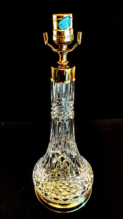 Waterford Lismore Lamp -  Fine Hand Blown & Cut Irish Crystal - Absolutely Mint!