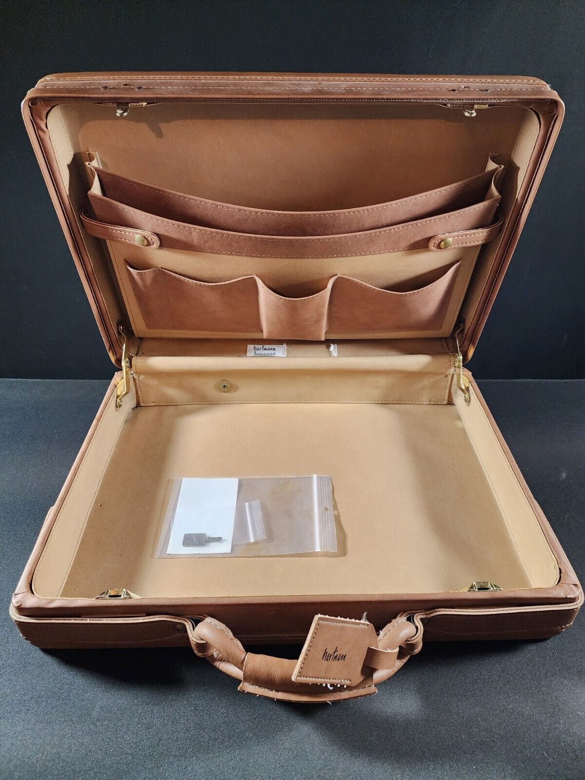 BRAND NEW Hartmann Belting Leather Briefcase Attaché Case - New Old Stock!!!