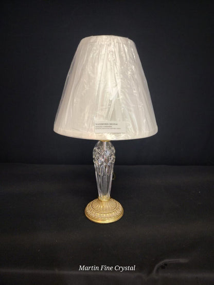 Waterford Bellini Medium Sized Fine Hand Cut Crystal Table Lamp - New with Tags!