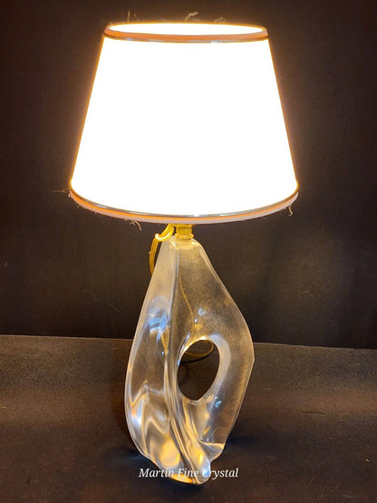 Daum French Crystal Lamp - 1950's Genuine Model 1 - Absolutely Mint Condition!