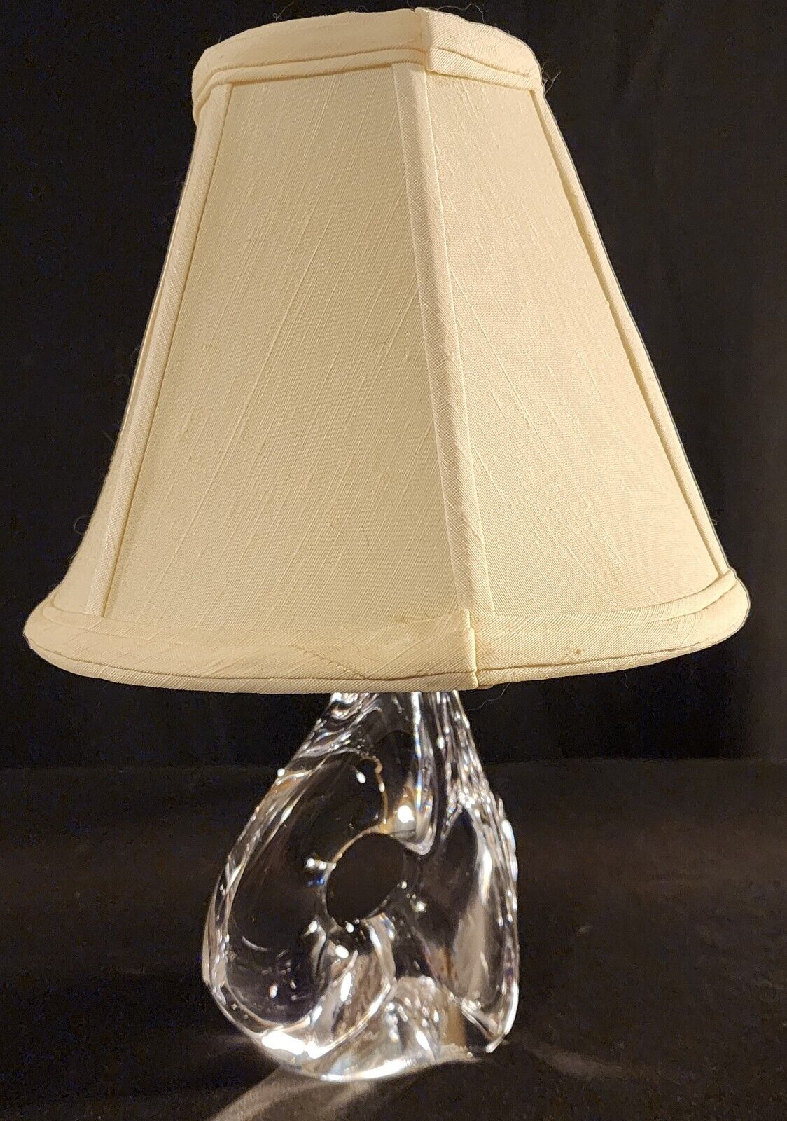 Daum French Crystal Lamp - 1950's Genuine Model 2 - Absolutely Mint Condition!