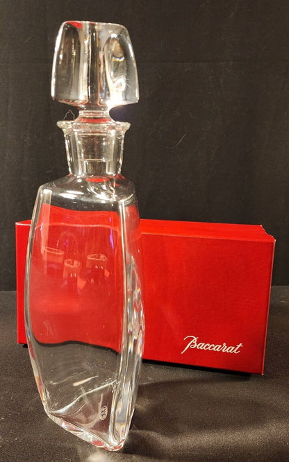 Baccarat Vosges Three-Sided Fine Crystal Decanter - Brand New!