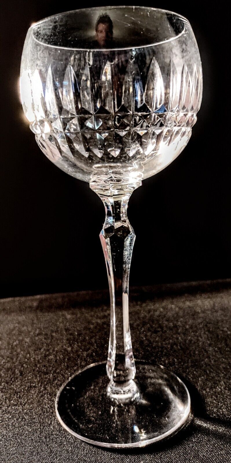 Dominique By Bayel Fine Cut Crystal Wine Hock Glass