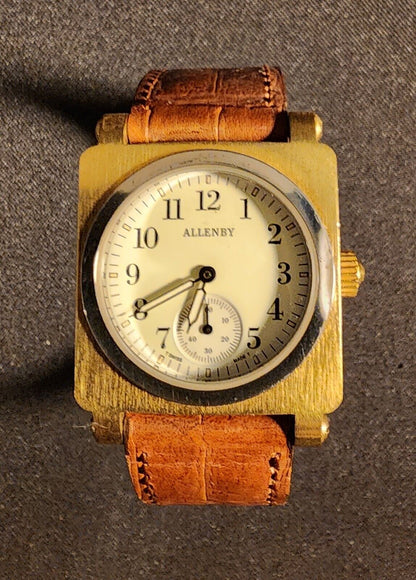 Men’s Allenby & Co Savannah Watch Model 94214 Square - MINT CONDITION!