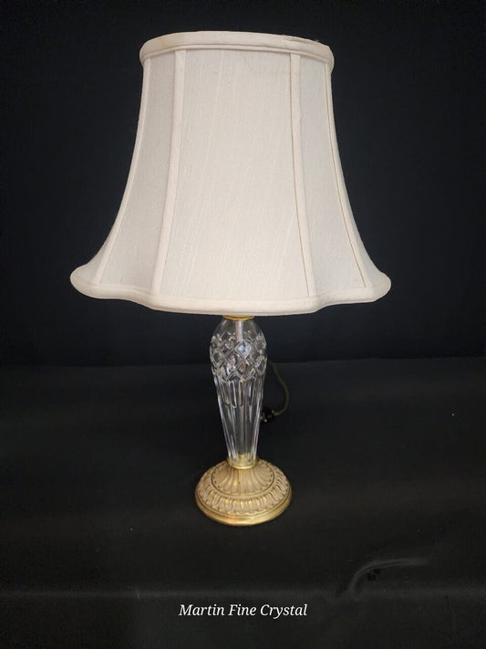 Waterford Bellini Medium Sized Fine Hand Cut Crystal Table Lamp - New with Tags!