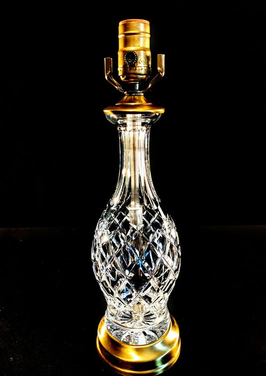 Waterford Crystal Table Lamp - Fine Cut Irish Crystal - Mint Condition!