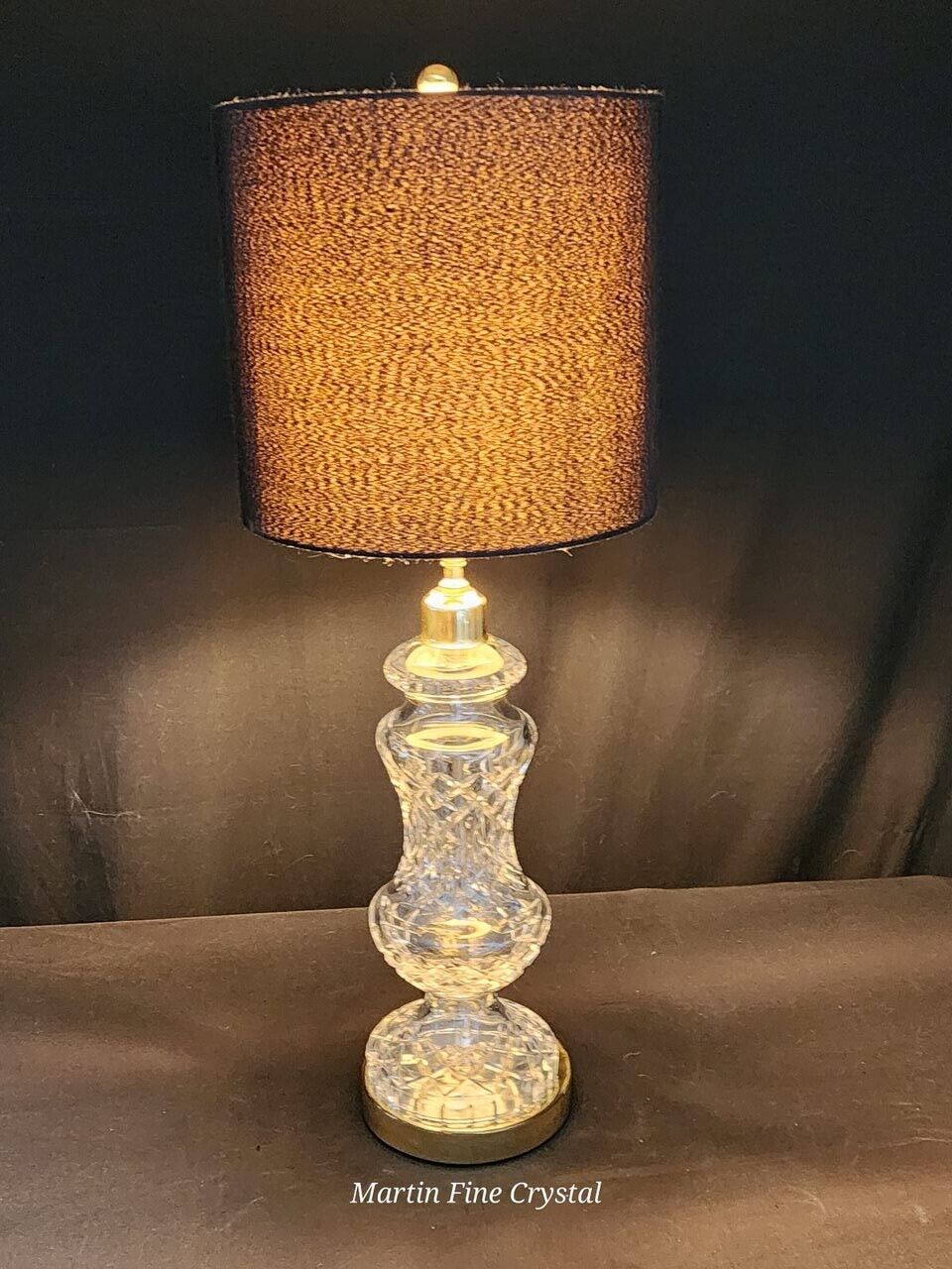 Waterford Archill Fine Cut Crystal Table Lamp - Absolutely Mint Condition!