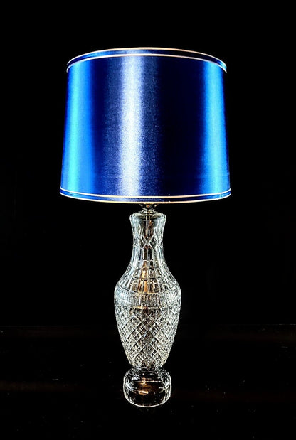 Waterford Tramore Fine Cut Irish Crystal Table Lamp - Crystal Base - 34 Inches!