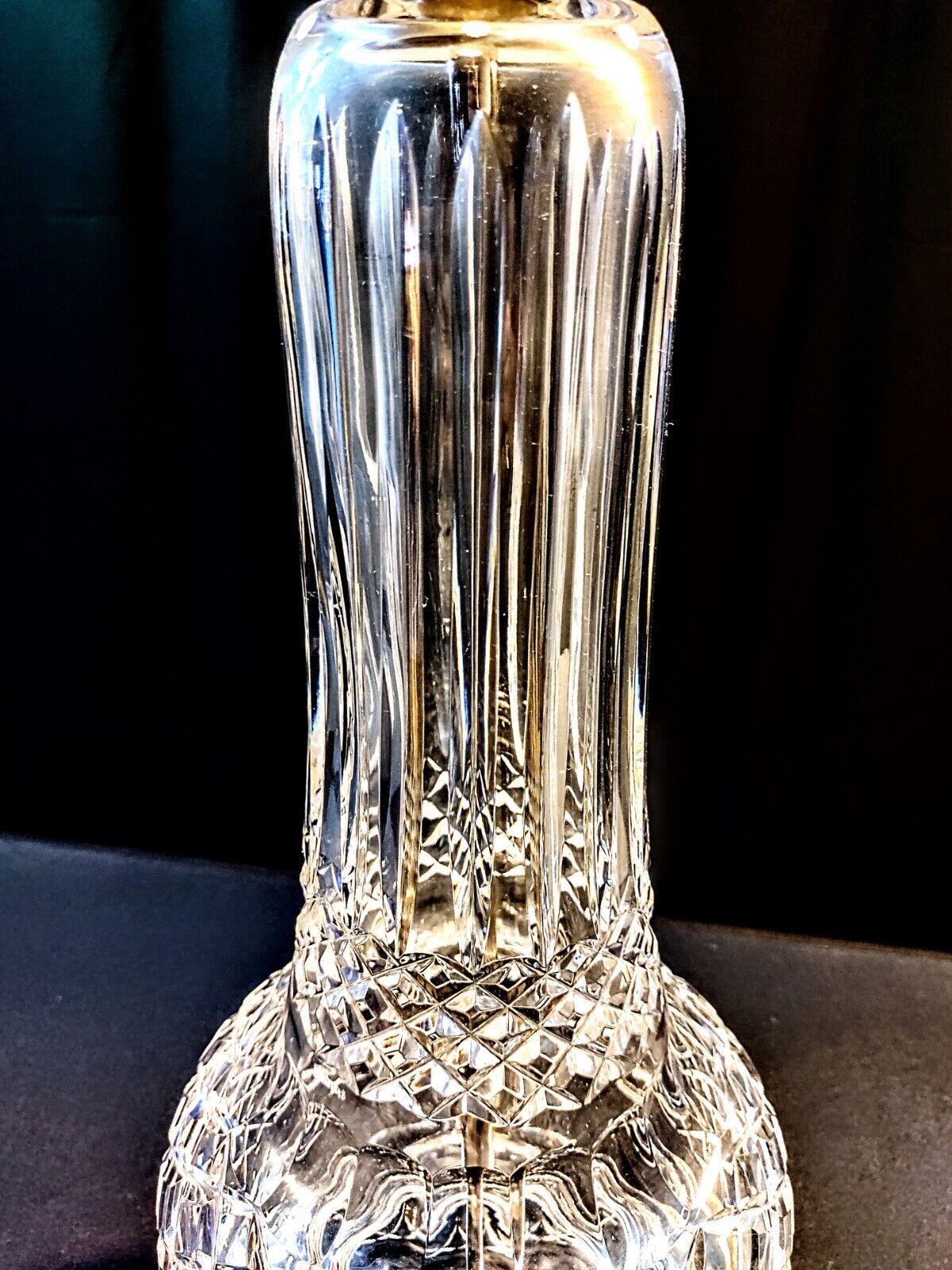 Waterford Antique 1950's Crystal Lamp - Largest Waterford Lamp Ever at 36 Inch!