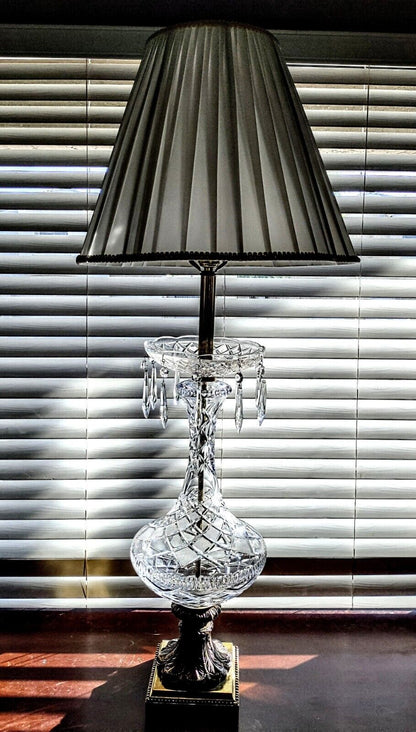 Fredrick Cooper Chicago Massive 42 7/8 Inch Fine Cut Crystal Table Lamp