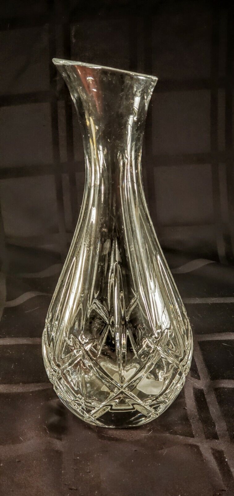 Lady Ann Fine Cut Crystal Carafe` -  11 1/4 Inches Tall - New without Box