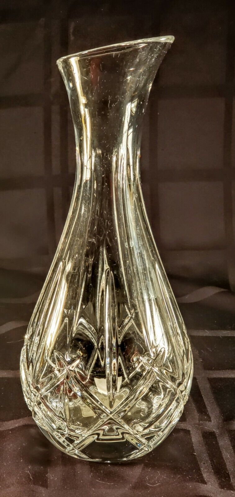 Lady Ann Fine Cut Crystal Carafe` -  11 1/4 Inches Tall - New without Box