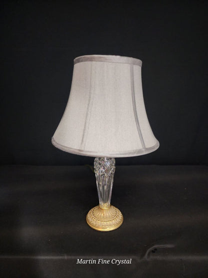 Waterford Bellini Medium Sized Fine Hand Cut Crystal Table Lamp - New with Tags!