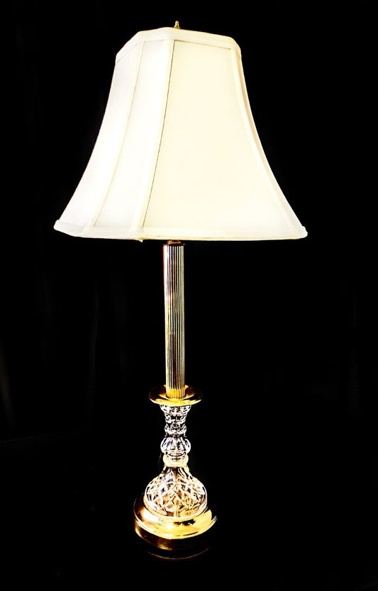 Waterford Alana Fine Cut Crystal Large Buffet Lamp -Brand New With Tags!