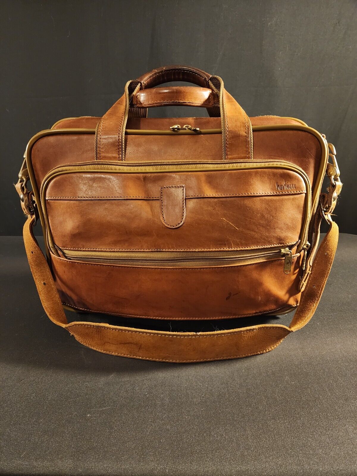 Hartmann Shoulder Attaché Case And Small Overnight Bag - Retails at $3,000!