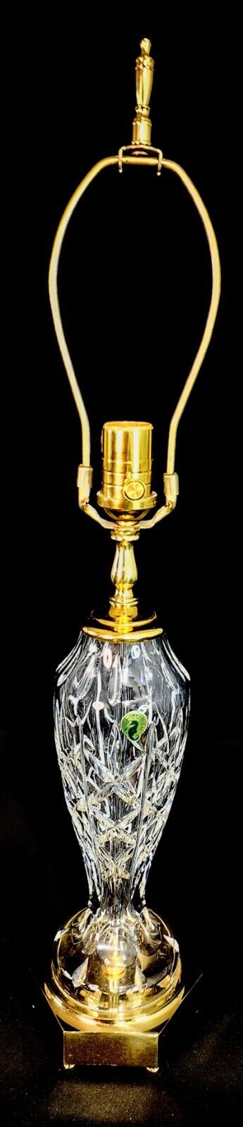 Waterford Evanwood Fine Cut Crystal Medium Sized Table Lamp - Mint Condition!