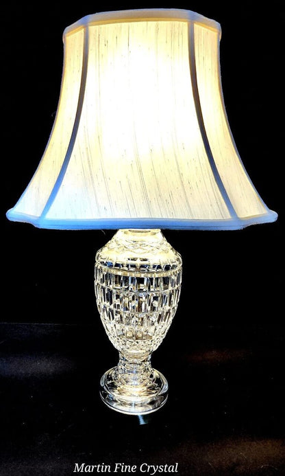 Waterford Urn Style Fine Cut Crystal Lamp - Absolutely Mint Condition!