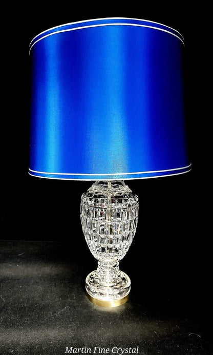 Waterford Urn Style Fine Cut Crystal Lamp - Absolutely Mint Condition!