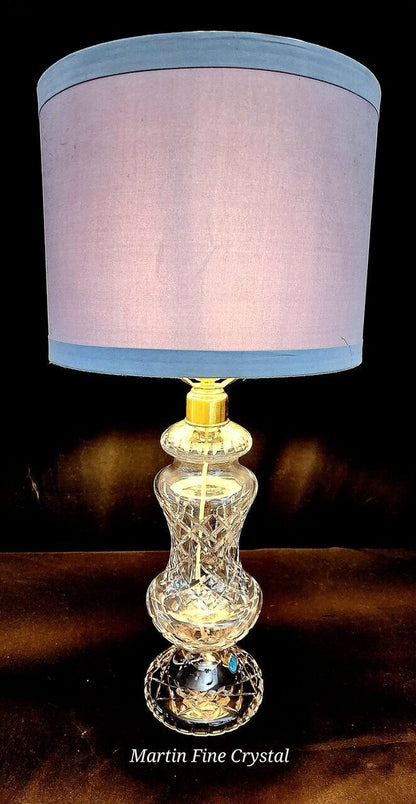 Waterford Archill Solid Crystal Table Lamp - Absolutely Mint Condition!