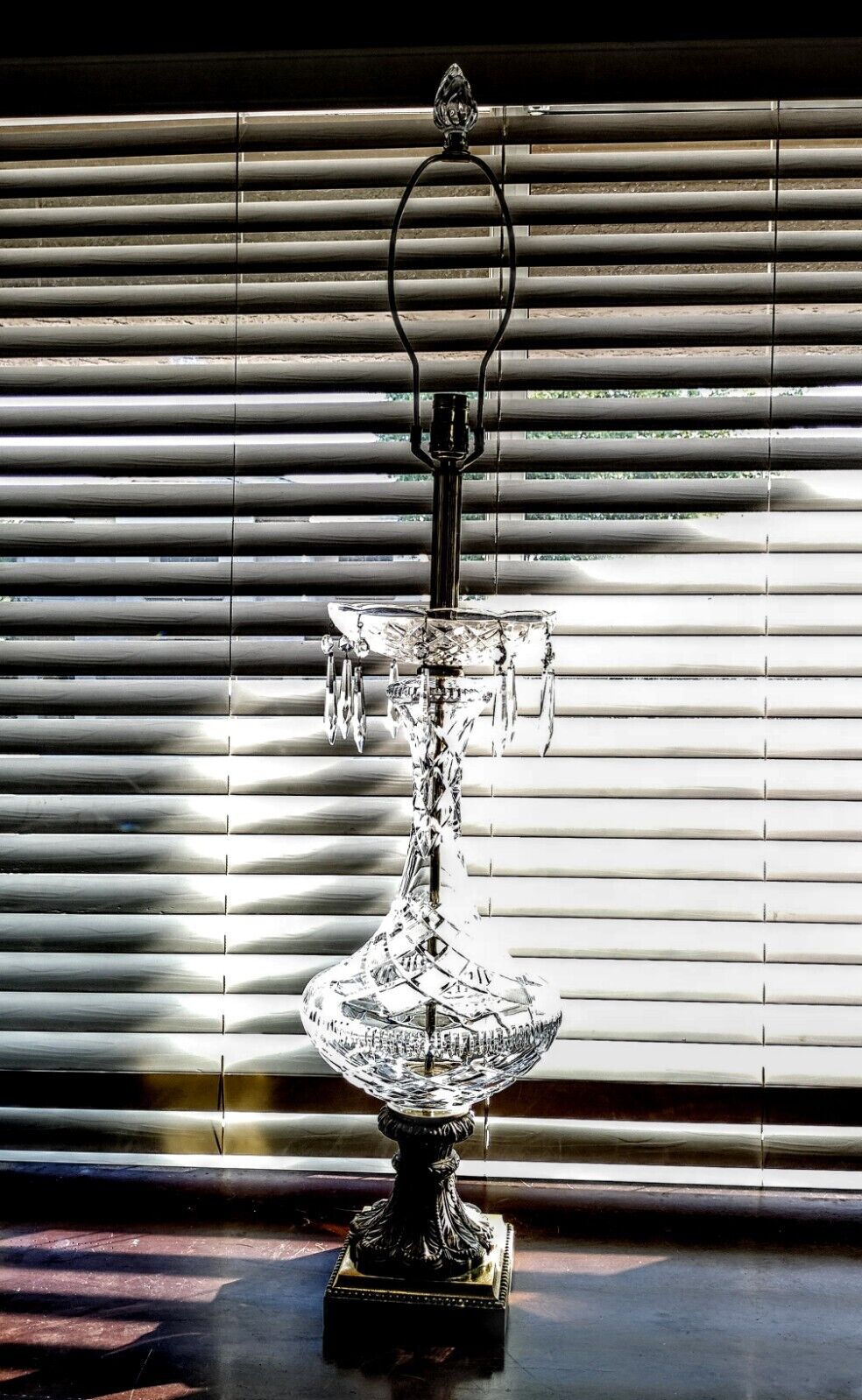 Fredrick Cooper Chicago Massive 42 7/8 Inch Fine Cut Crystal Table Lamp