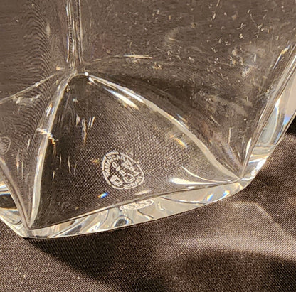 Baccarat Vosges Three-Sided Fine Crystal Decanter - Brand New!