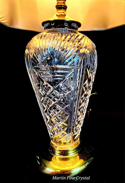 Waterford Millennium Fine Cut Crystal Table Lamp - Brilliant!