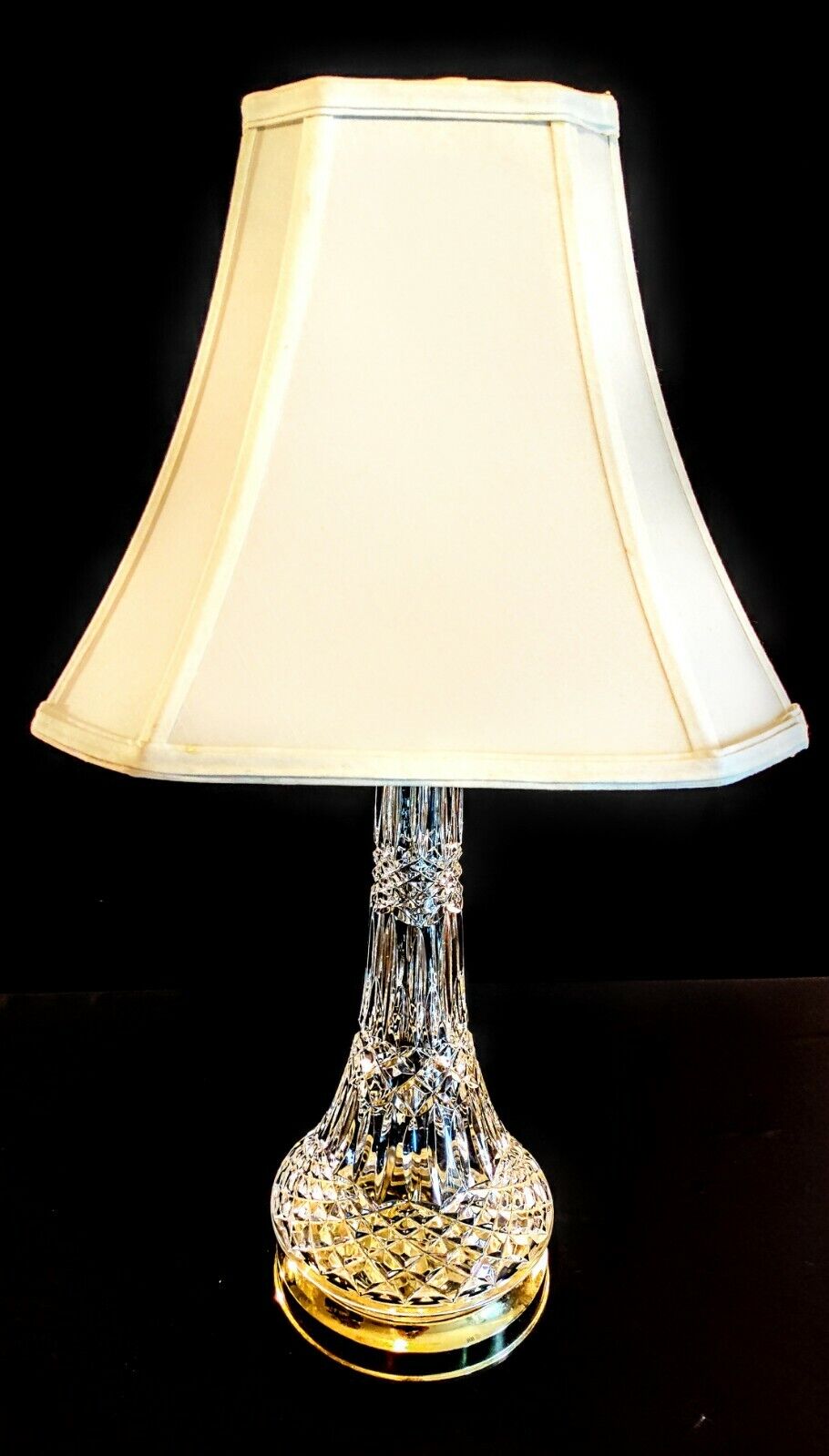 Waterford Lismore Lamp -  Fine Hand Blown & Cut Irish Crystal - Absolutely Mint!