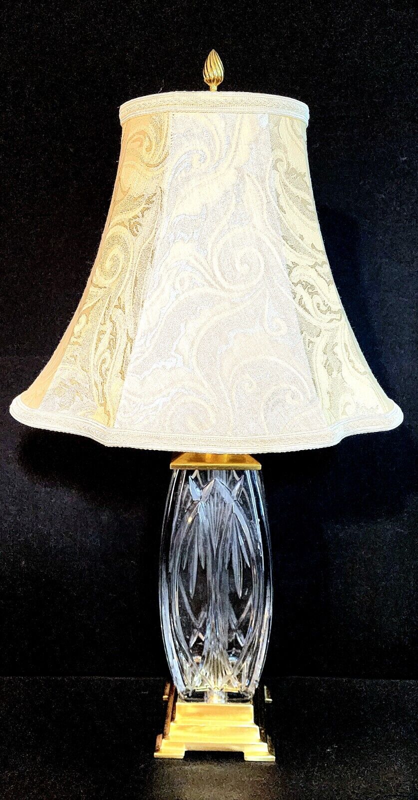 Waterford Waterford Crystal Versailles Finn Single Lamp  Mint Condition