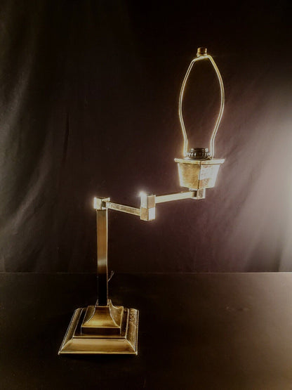 Nantucket Antique Bronze 2-Arm Articulating Desk Lamp