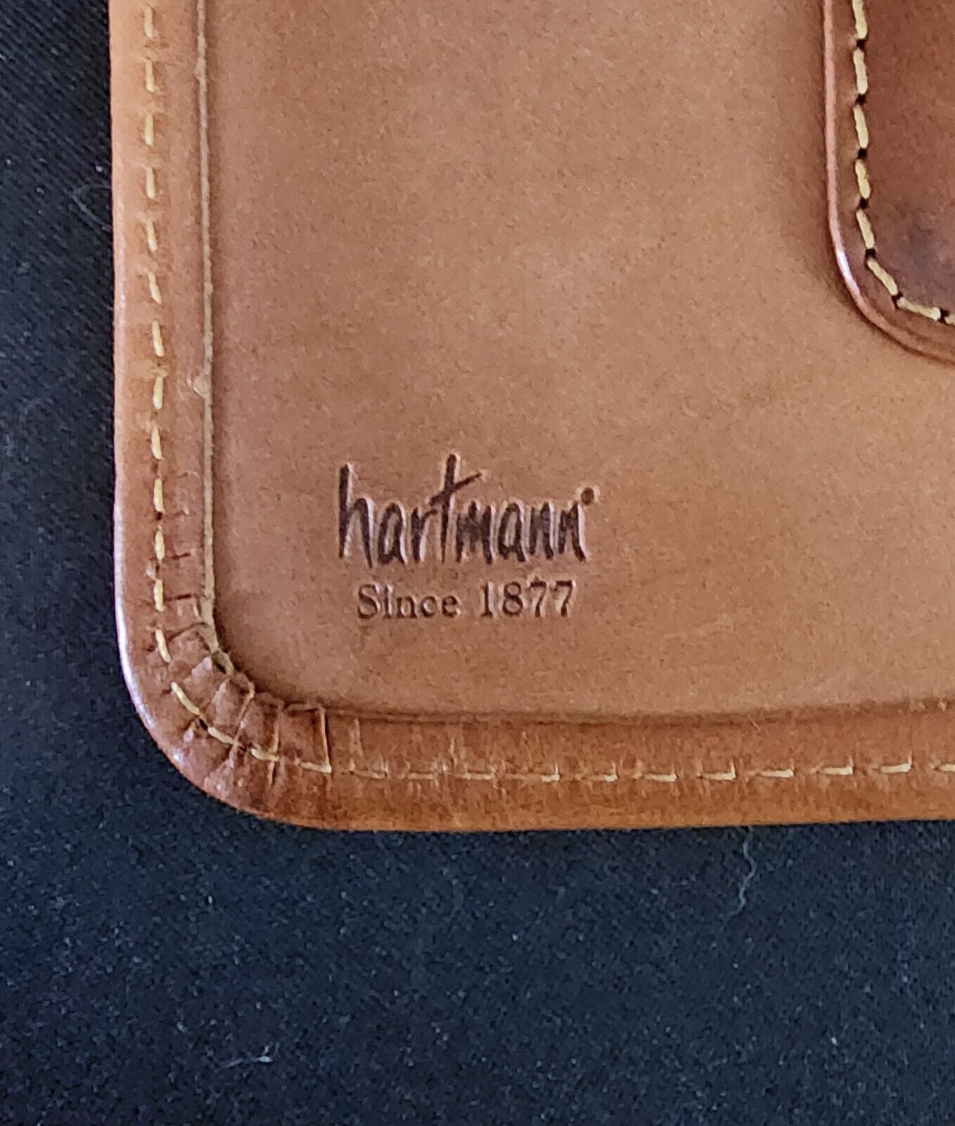 Hartmann Belting Leather Briefcase Case - NOS - with Hartmann Leather Binder