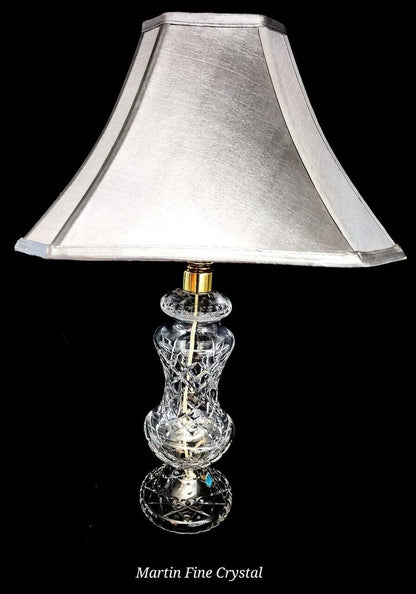 Waterford Archill Solid Crystal Table Lamp - Absolutely Mint Condition!