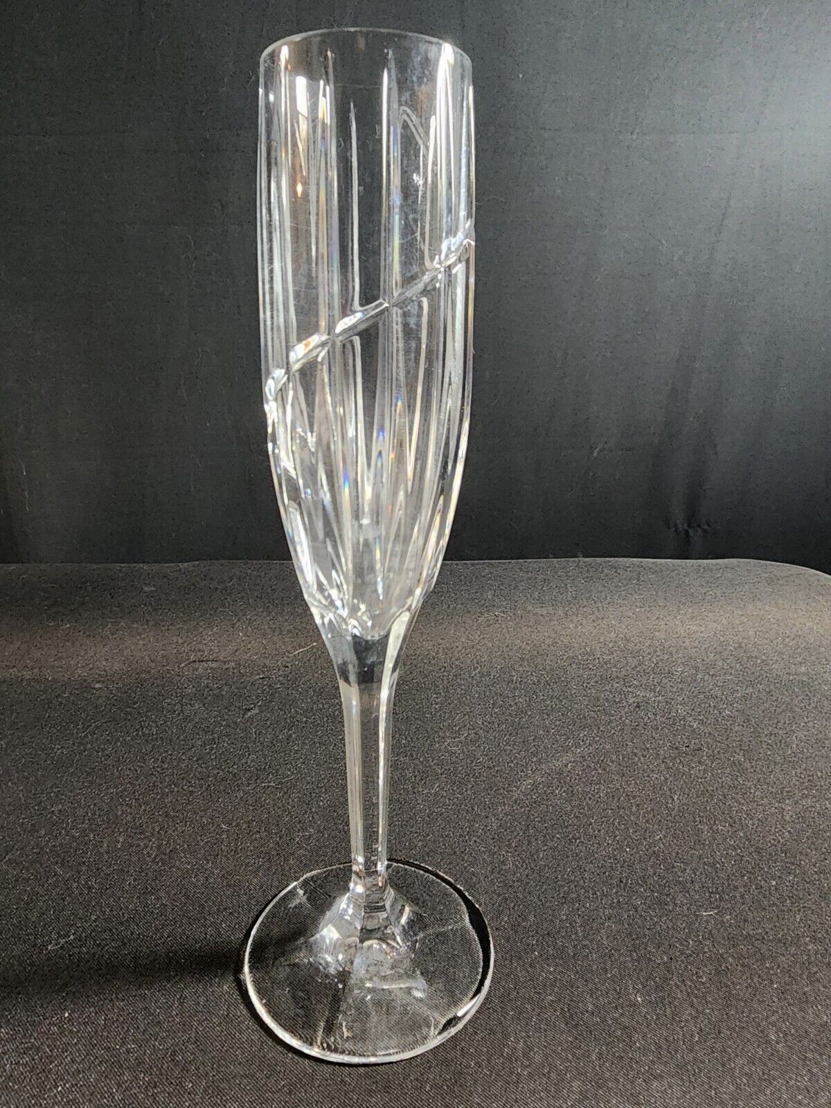 Mikasa Crystal Uptown Fine Crystal Champagne Flute - 9.5 Inches Tall !