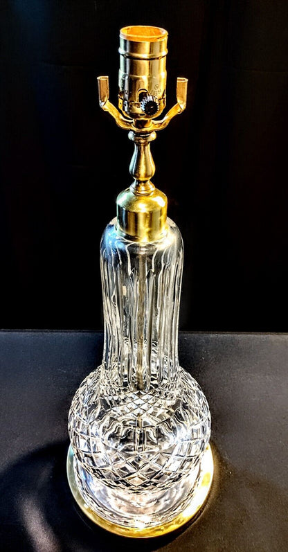 Waterford Antique 1950's Crystal Lamp - Largest Waterford Lamp Ever at 36 Inch!