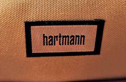 Hartmann Belting Leather Dark Brown Attaché Case With Carry Strap & Locking Key