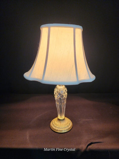 Waterford Bellini Medium Sized Fine Hand Cut Crystal Table Lamp - New with Tags!