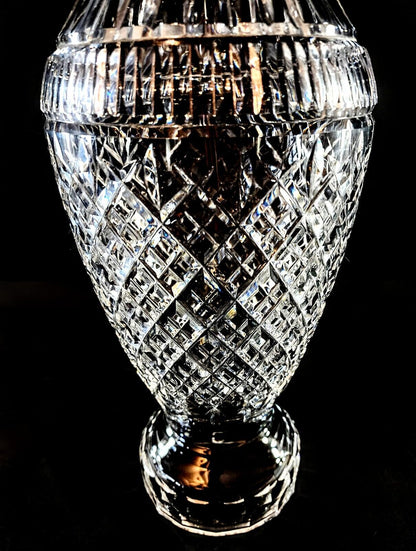 Waterford Tramore Fine Cut Irish Crystal Table Lamp - Crystal Base - 34 Inches!